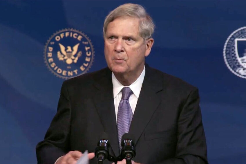 Tom Vilsack, when he was announced as agriculture secretary by president elect Joe Biden in December 2020. Photo: ANP/CNP/Polaris