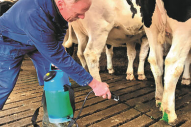 Individual spraying with a low-pressure sprayer or an automatic sprayer is easier, more practical and gaining in popularity compared to footbaths. Photo: Intracare
