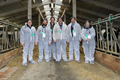Farmers take plane to visit 7 dairy farms. Photo: Alltech