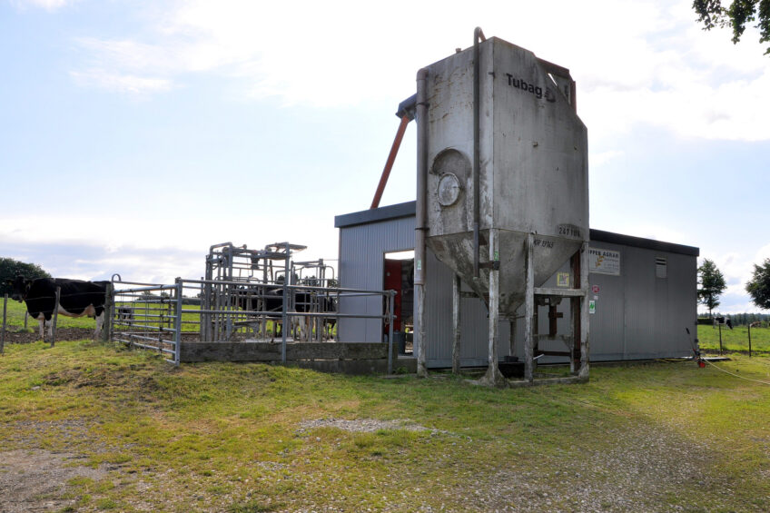 Markus Legge purchased two Lely Astronaut robotic milkers for his organic farm in 2009. <em>Photos: Chris McCullough<br /></em>