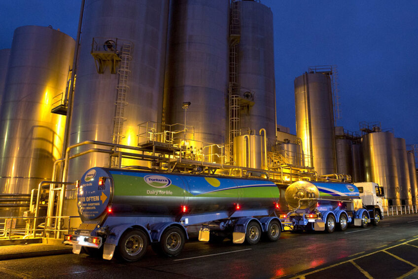 Milk Tanker at Te Rapa Dairy Factory. Photo: Bruce Jarvis, Fonterra.