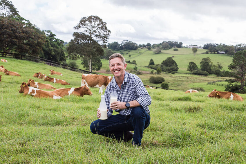 Founder Jeff Hasting of Naturo: "We hope to provide a better return for dairy farmers." Photo: Naturo