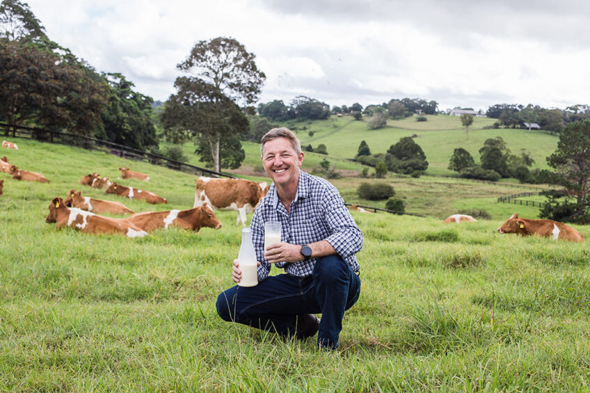 Founder Jeff Hasting of Naturo: "We hope to provide a better return for dairy farmers." Photo: Naturo