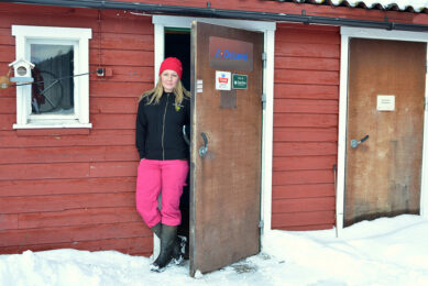 Bjornhild Vigerust, 33, became the owner of her family dairy farm in 2018. Photo: Chris McCullough