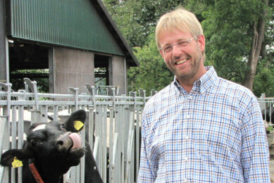 German farmer Heusmann worried about milk prices