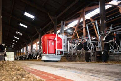 Lely is at the forefront of dominant market shares in milking and feeding robots. Photo: Lely