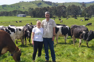 Scott McKillop and his wife Belinda on the farm. Photo: Scott and Belinda McKillop
