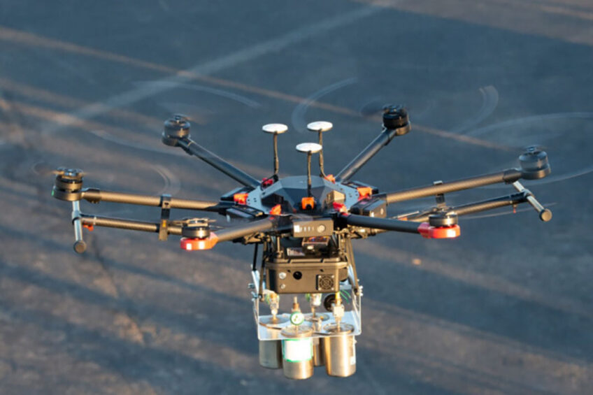 Drones don t need the same level of sensitivity as they are able to fly closer to the source. Photo: Scientific Aviation