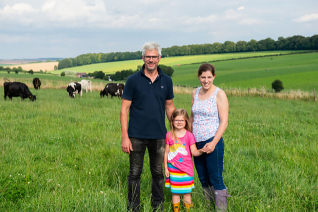 Mark Hoskins uses ForFarmers TOPGRASS Extragen, a medium-term, multi-cut silage mix that contains a combination of Lofa, a hybrid ryegrass and a mix of Aber tetraploid hybrid ryegrass and diploid perennial ryegrass. Photo: ForFarmers
