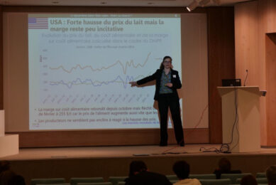 Marion Cassagnou during her presentation. Photo: Idele