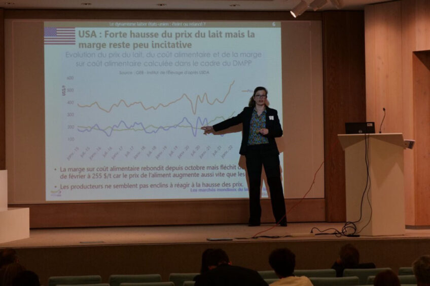 Marion Cassagnou during her presentation. Photo: Idele