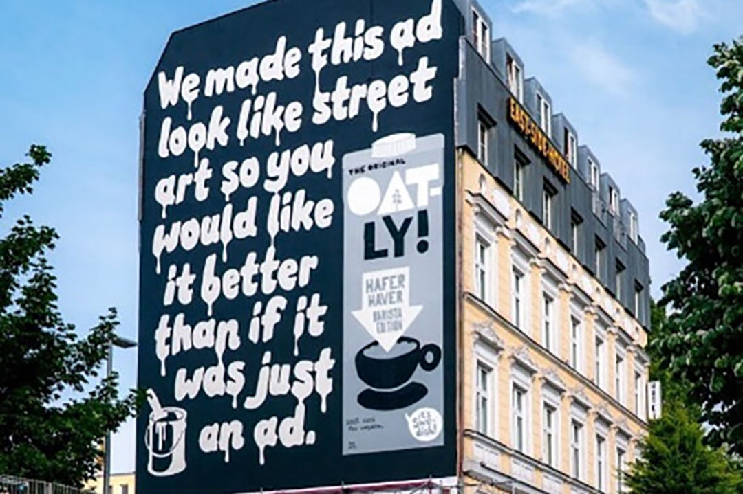 A large part of Oatly’s success is attributed to marketing efforts. The company uses quite unconventional tactics. Photo: Instagram.com/notesofberlin