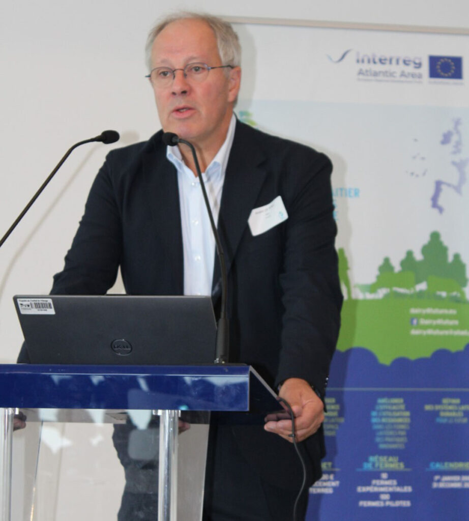 André Le Gall (Idele), coordinator of the Dairy 4 Future project: “This project aimed to improve competitiveness, socio-economic resilience and sustainability of the dairy sector.” Photo: Philippe Caldier