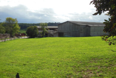 Overview of the farm in Origny-sur-Seine, in the North of Burgundy. Photo: Philippe Caldier