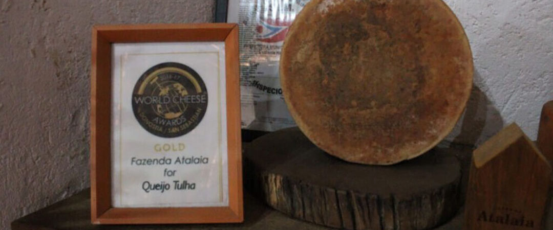 The ‘Queijo Tulha’, is the first Brazilian cheese to win the gold medal at the World Cheese Awards. Photo: Daniel Azevedo