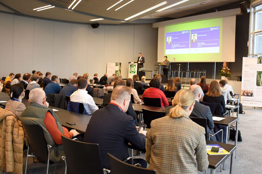 Farmers and stakeholders gathered at EuroTier to learn more about the current situation of the agricultural industry in Ukraine. Photos: Chris McCullough