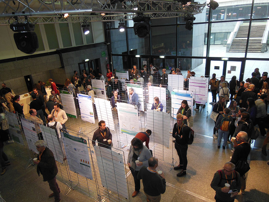 Posters completed the presentations. Photo: Philippe Caldier