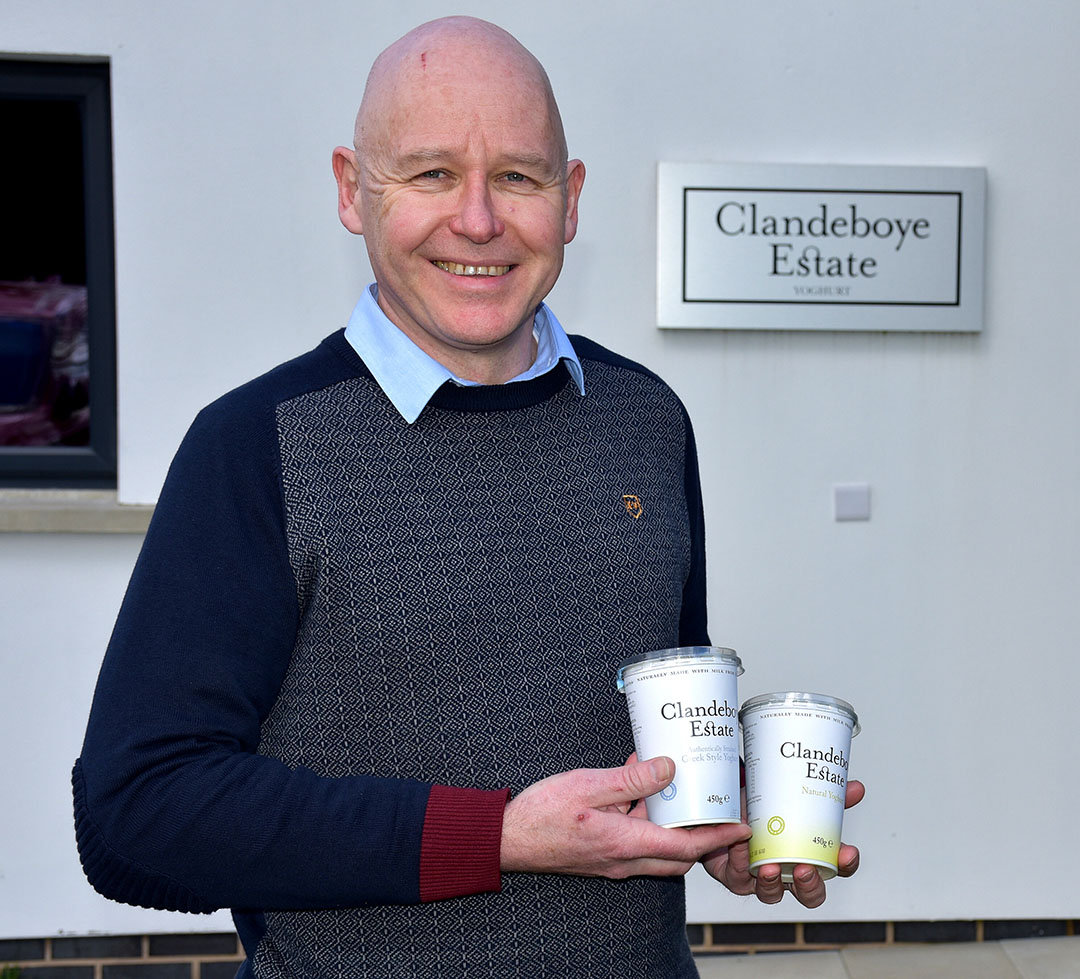 Bryan Boggs is the general manager at Clandeboye Yoghurt. Photo: Chris McCullough