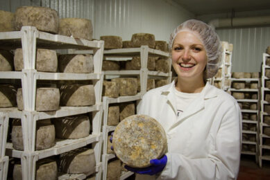 "Today we produce cheese 3-4 days a week and we have established a cheese shop and a visitor's room where you can taste the cheeses, just as we serve lunch outdoors on a large terrace in the summer," says Alise.  Photos: Aage Krogsdam and Katie Knapp