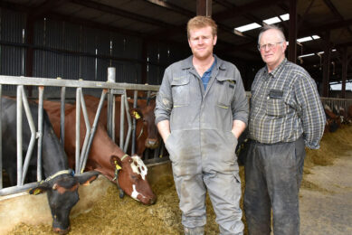 James Kelso and his dad Mervyn lost their dairy herd in 2022 to bTB. Photos: Chris McCullough