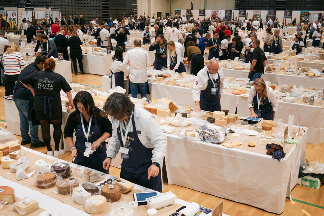 A team of judges had to pick the winning cheese from a record 4,502 entries. Photo: Chris McCullough