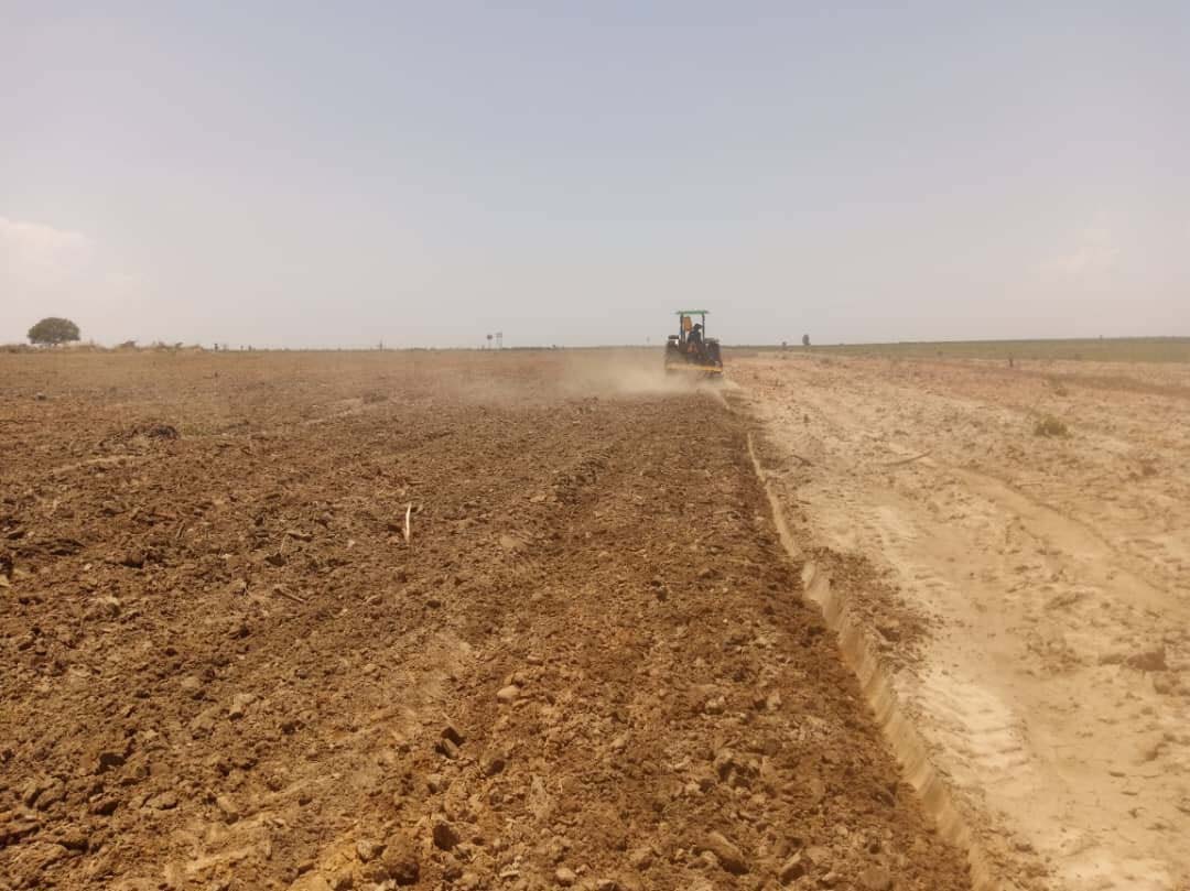 Getting the fields ready for planting.