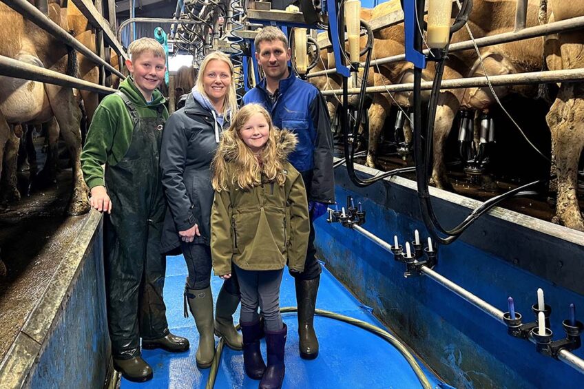 Andrew Jardine, with wife Suzanne, son Howie, 12 and daughter Tilly, 10. Photos: Andrew Jardine