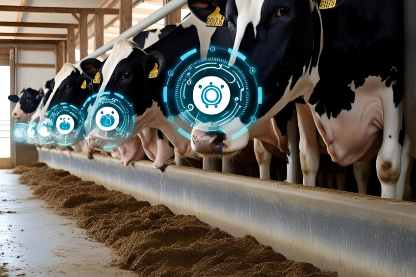 Artificial Intelligence: Cross validation with an essential oil-based feed additive for enteric methane mitigation in dairy cows. Photo: Canva