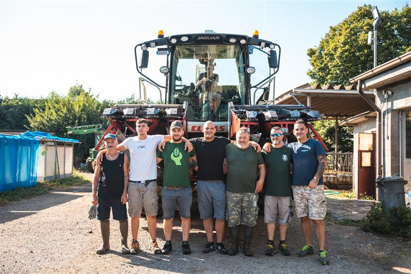 The team at the Crespi Invernizzi farm in Sedriano, close to Milan.